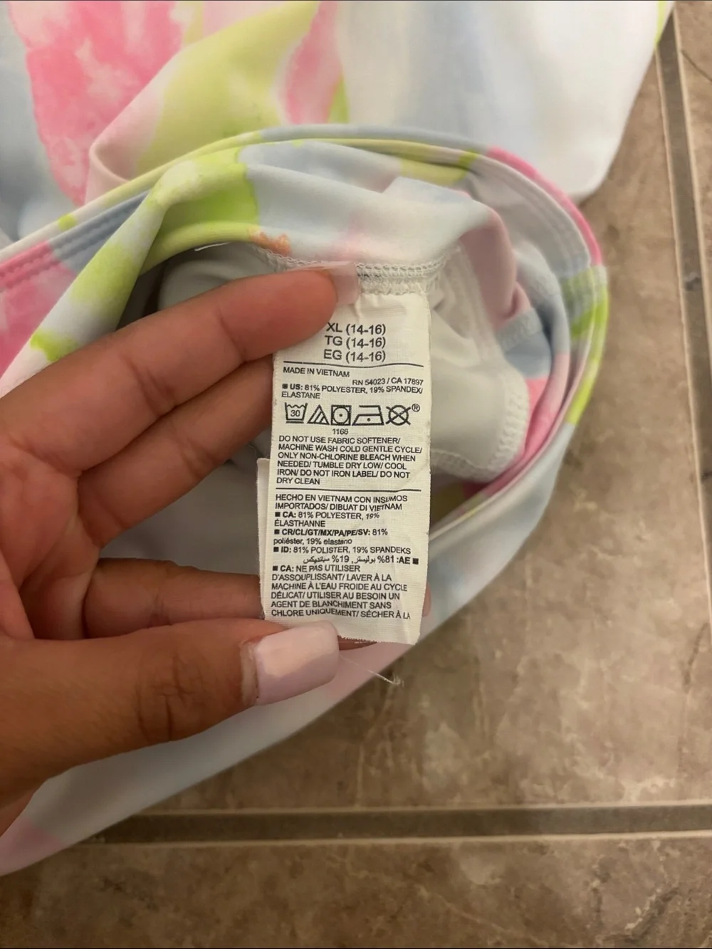 Old Navy Pastel Watercolor 2-piece set in Pink, Blue & Lime